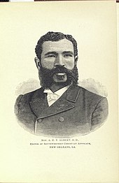 Преподобный А.Э.П. Альберт, Д. Д., редактор журнала Southwestern Christian Advocate, 1890.