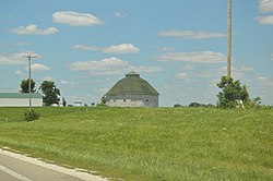 Round barn west Pittsfield