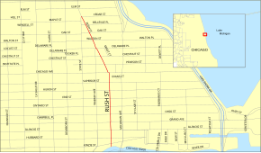 Chicago Street s Map Rush Street (Chicago)   Wikipedia