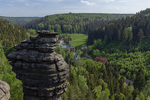 45. Platz: Fuxxtech Neu! mit Nationalpark Sächsische Schweiz - Bielatal - Kanzelsteinaussicht - Rosenthal-Bielatal - Sachsen