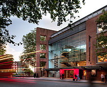 The Sadler's Wells Theatre where Bourne's New Adventures are the theatre's resident dance company