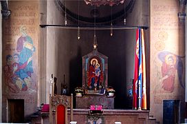 Saint Mesrop Mashtots Cathedral in Oshakan