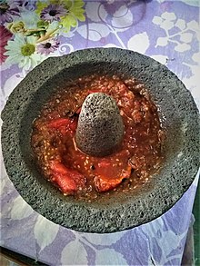 Machacador para carne de madera