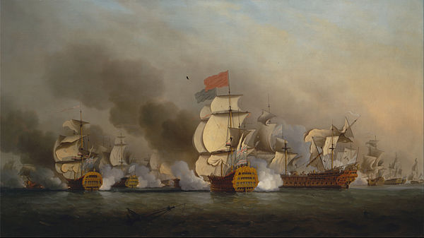 Battle of Cape Finisterre, 1747, by Samuel Scott