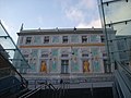 Italiano: Palazzo San Giorgio a Genova, fotografato dalla stazione della metropolitana di Caricamento/San Giorgio