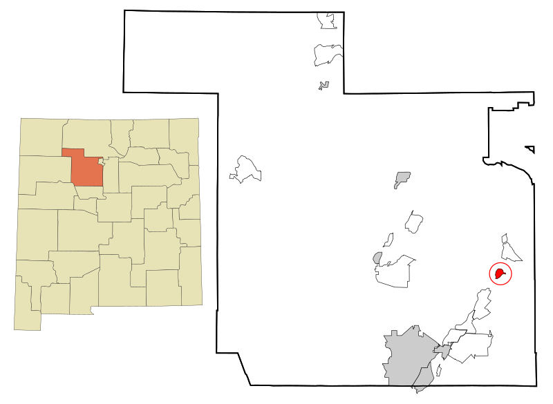 File:Sandoval County New Mexico Incorporated and Unincorporated areas Santo Domingo Pueblo Highlighted.svg