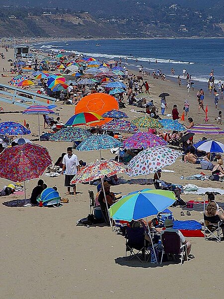 File:Santa Monica beach (1).jpg