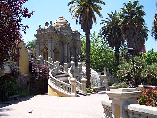 Santiago Chile Santa Lucia Park