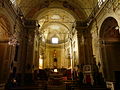 La navata centrale della chiesa di San Pietro apostolo, Savignone, Liguria, Italia