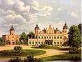 Schloss Golejewko around 1860, Alexander Duncker