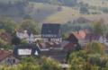 English: Former school building (DGH) in Schotten, Goetzen, Hesse, Germany