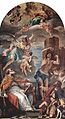 La Mare de Déu amb l'arcàngel Gabriel i Sant Eusebi de Vercelli, Sant Sebastià i Sant Roc, per Sebastiano Ricci; Sant Eusebi hi és assegut
