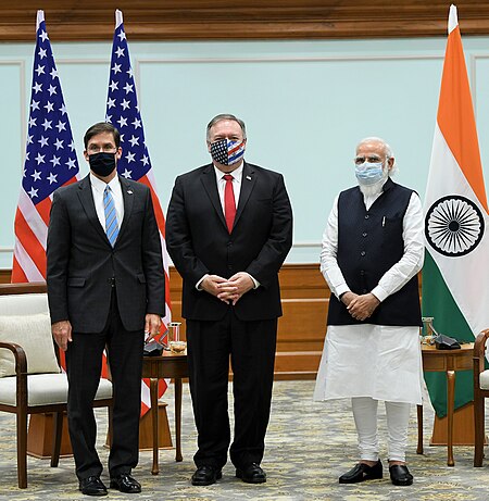 Fail:Secretary Pompeo and Defense Secretary Mark Esper Meet with Indian Prime Minister Narendra Modi (50537503491).jpg