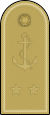 Shoulder rank insignia of ammiraglio di divisione of the Italian Navy.svg