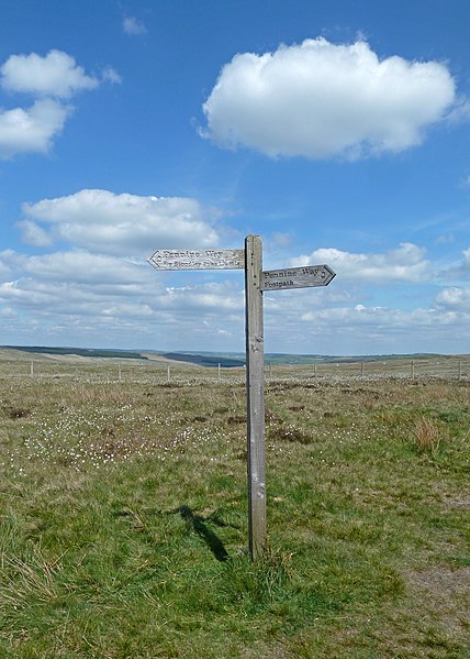 File:Signpost on the Pennine Way (9017345545).jpg