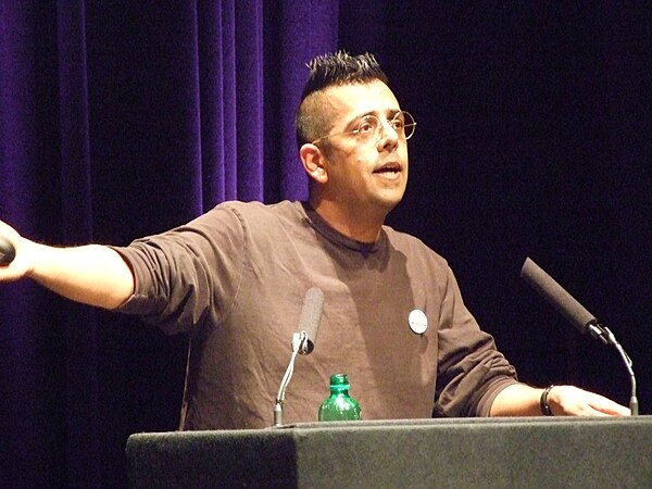 Singh speaking at TAM London in October 2009