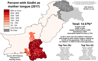 <span class="mw-page-title-main">Sindhi language</span> Indo-Aryan language native to Sindh