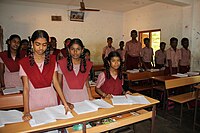 Students Inside Sivasaraswathy Vidhyalaya
