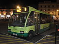 Southern Vectis 2631 Barton Hard (S631 JRU), an Optare Solo, in Ryde, Isle of Wight bus station, unusually on route 9, which is normally operated with double-decker buses.