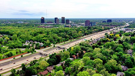 Southfield Town Center skyline