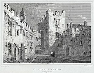 St. Donats castle, Glamorganshire
