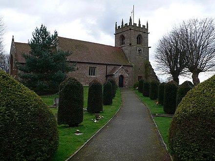 North side of St Andrew's Church St Andrew, Stanton Upon Hine Heath - 1786535.jpg