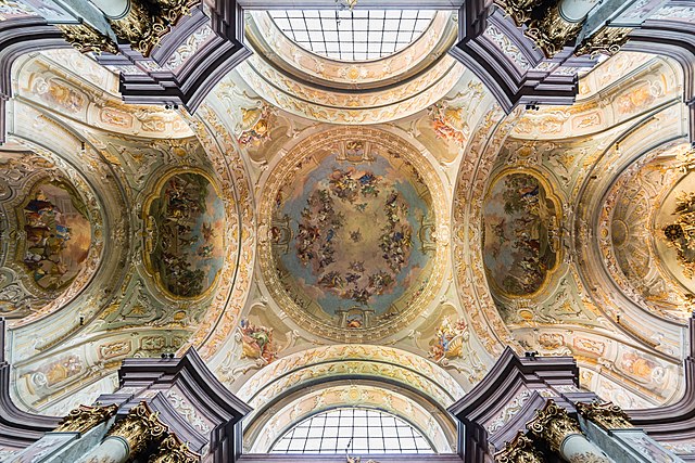 Фресковый потолок в церкви аббатства Херцогенбург[нем.], Нижняя Австрия