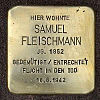 Stolperstein Koselstraße 49 Fleischmann Samuel