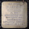 Stolperstein Hindenburgdamm 11 (Lifel) Heinrich Veit Simon.jpg