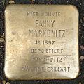 Stumbling block for Fanny Markowitz (Keupstraße 48)