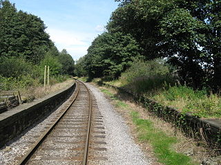 <span class="mw-page-title-main">Stubbins railway station</span> English railway station from 1846 to 1972