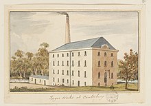 The sugar works, 1840s