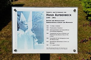 Hugo Aufderbeck: Leben, Bischofswappen, Schriften (Auswahl)