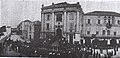 تسلیم شهر یافا به قوای زلاند نو، تحت فرماندهی بریتانیا، نوامر ۱۹۱۷.