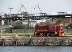 Type TGM23 diesel locomotive, Port of Liepāja, Latvia