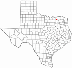 Location of Bailey, Texas