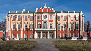 Tallinn, Kadriorg Palace, west facade