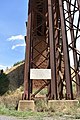 English: Taradale Viaduct carrying the Bendigo railway line over Back Creek in Taradale, Victoria