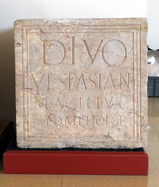 File:Tarragona Museum Pedestal Vespasian.jpg