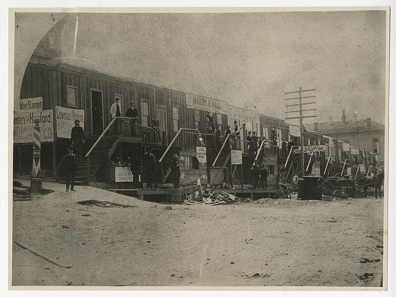 File:Temporary buildings south of 3rd Ave. and James St. following fire, 1889 - DPLA - c3d2db045e34dc2fcd487ffe751d0bd5.jpg