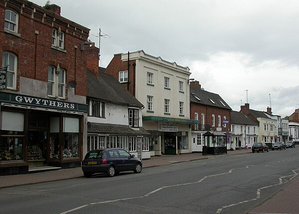 Tenbury Wells, lying close to the border with Shropshire is the second largest town in the district