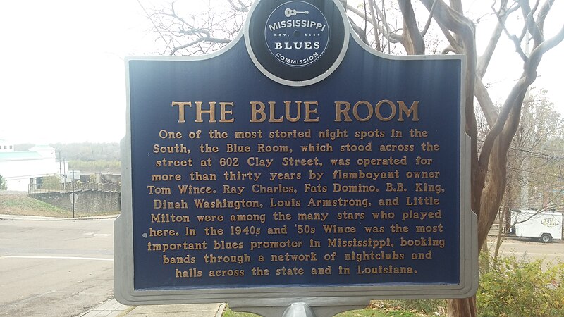 File:The Blue Room - Mississippi Blues Trail Marker.jpg