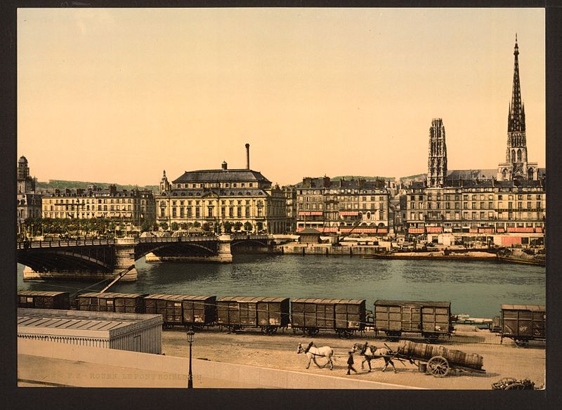 File:The Boieldieu Bridge from St. Sever, Rouen, France-LCCN2001698692.jpg