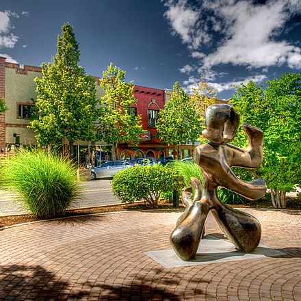 Public art in downtown Kelowna