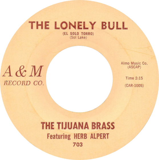 Файл:The Lonely Bull Tijuana Brass Herb Alpert US single variant A.tif