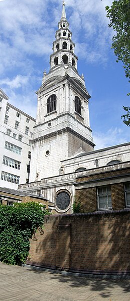File:The Tower Of St Bride's Church, City Of London.jpg