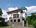 Traben-Trarbach, Villa Nollen, An der Mosel 7, ehemals Villa Breucker; kubische Jugendstilvilla, 1905, Architekt Bruno Möhring