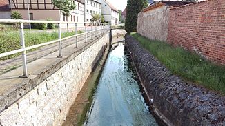 The village stream in Trebra