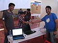 A very young wikipedian User:Bvajresh was enthusiastic of meeting us here.
