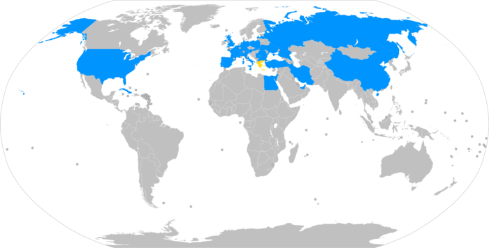 Map of international trips made by Alexis Tsipras as Prime Minister. Tsipras visits (2015-2019) 3.png